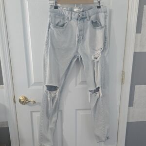 PacSun Light Blue Distressed Men Jeans